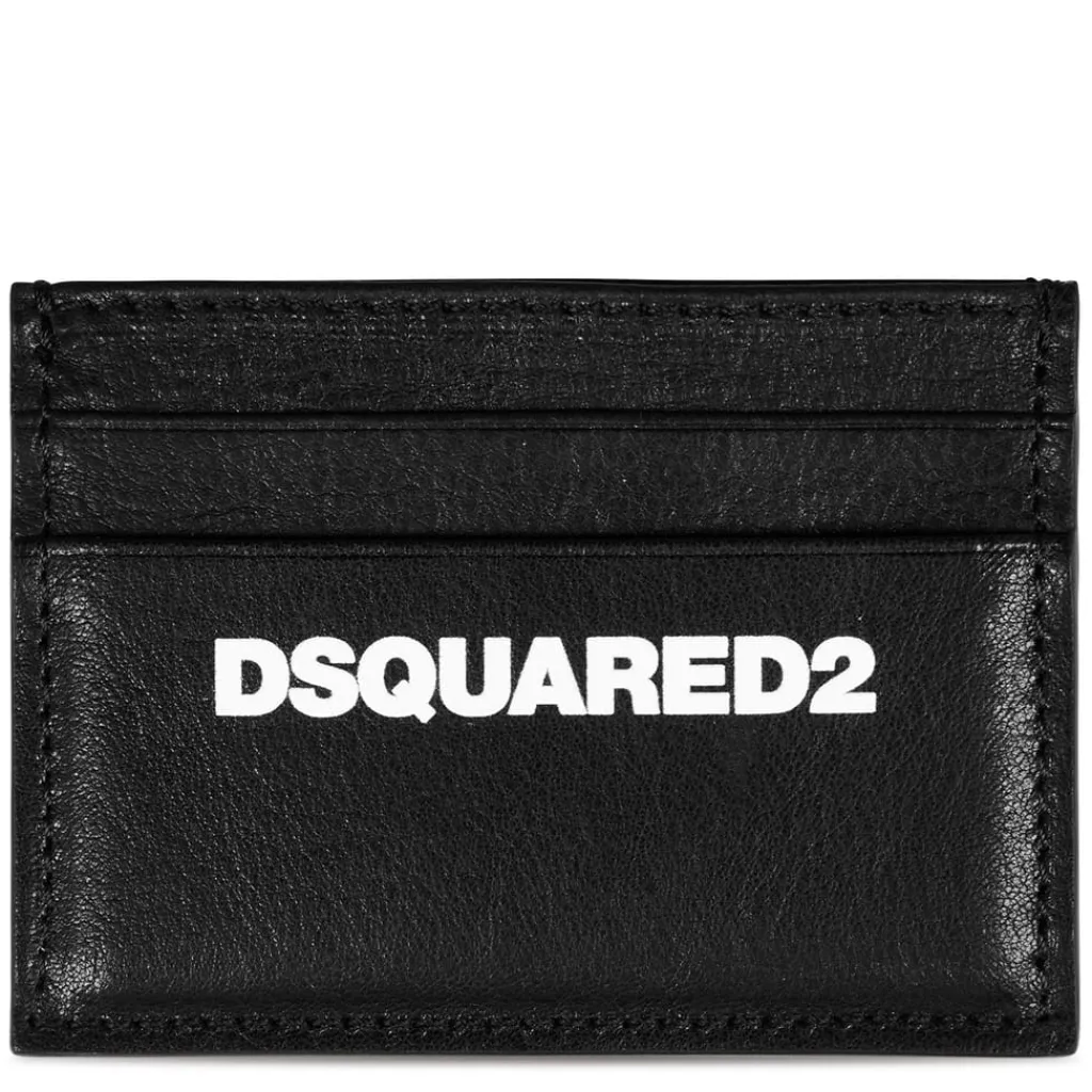 Wallets*DSquared2 Logo Card Holder in Black