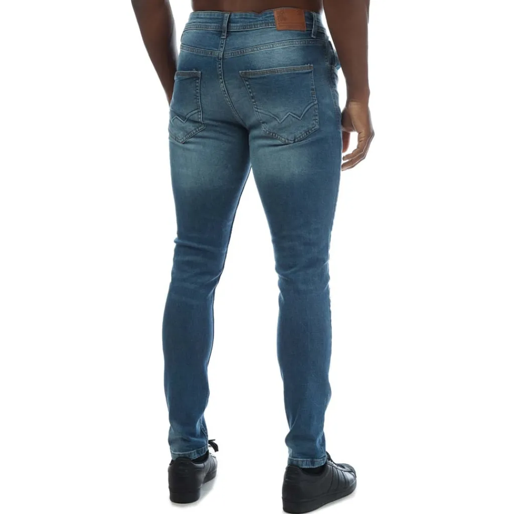 Jeans*Duck and Cover Doves Slim-Fit Jeans in Blue
