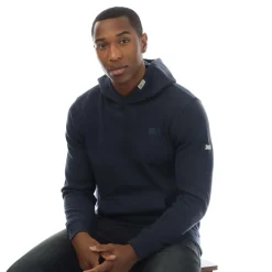 Hoodies|Sweatshirts*Duck and Cover Hanning Graphic Hoodie in Navy