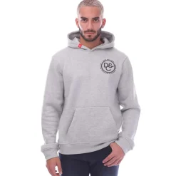 Sweatshirts*Duck and Cover Mackson Graphic Hoodie in Grey Marl