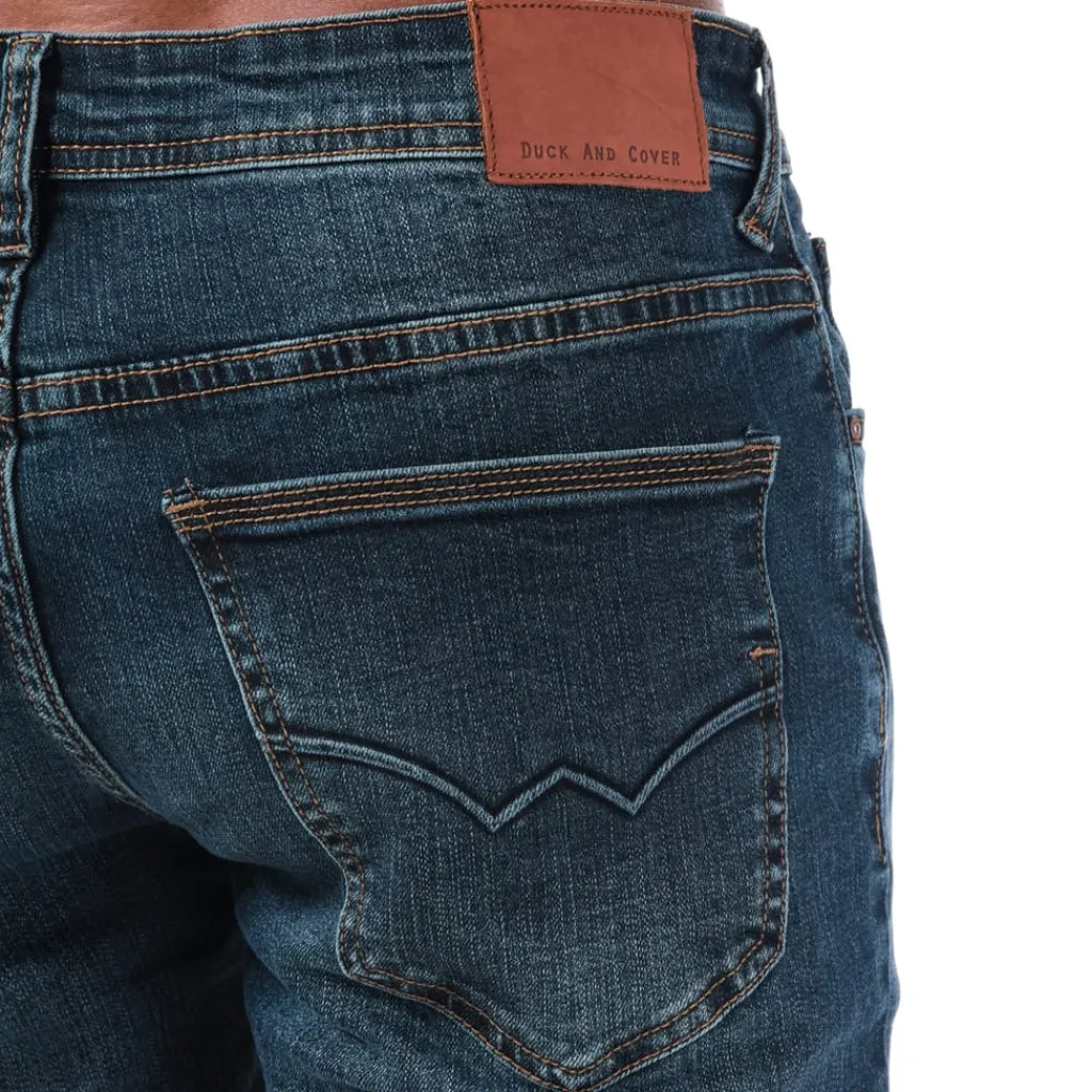 Jeans*Duck and Cover Overbug Tapered-Fit Jeans in Denim
