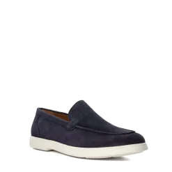 Shoes*Dune London Bentonn Suede Loafers in Navy
