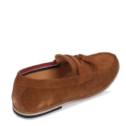 Shoes*Dune London Blaisse Tassel Trim Loafers in Tan
