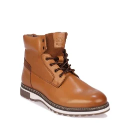 Boots*Dune London Contor Flat Ankle Boots in Brown