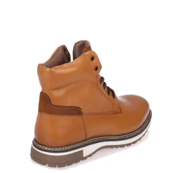 Boots*Dune London Contor Flat Ankle Boots in Brown