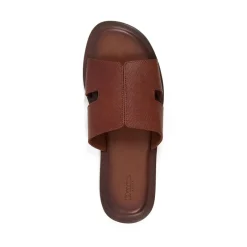 Beach Shoes*Dune London Incence Slides Sandals in Brown