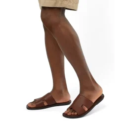 Beach Shoes*Dune London Incence Slides Sandals in Brown