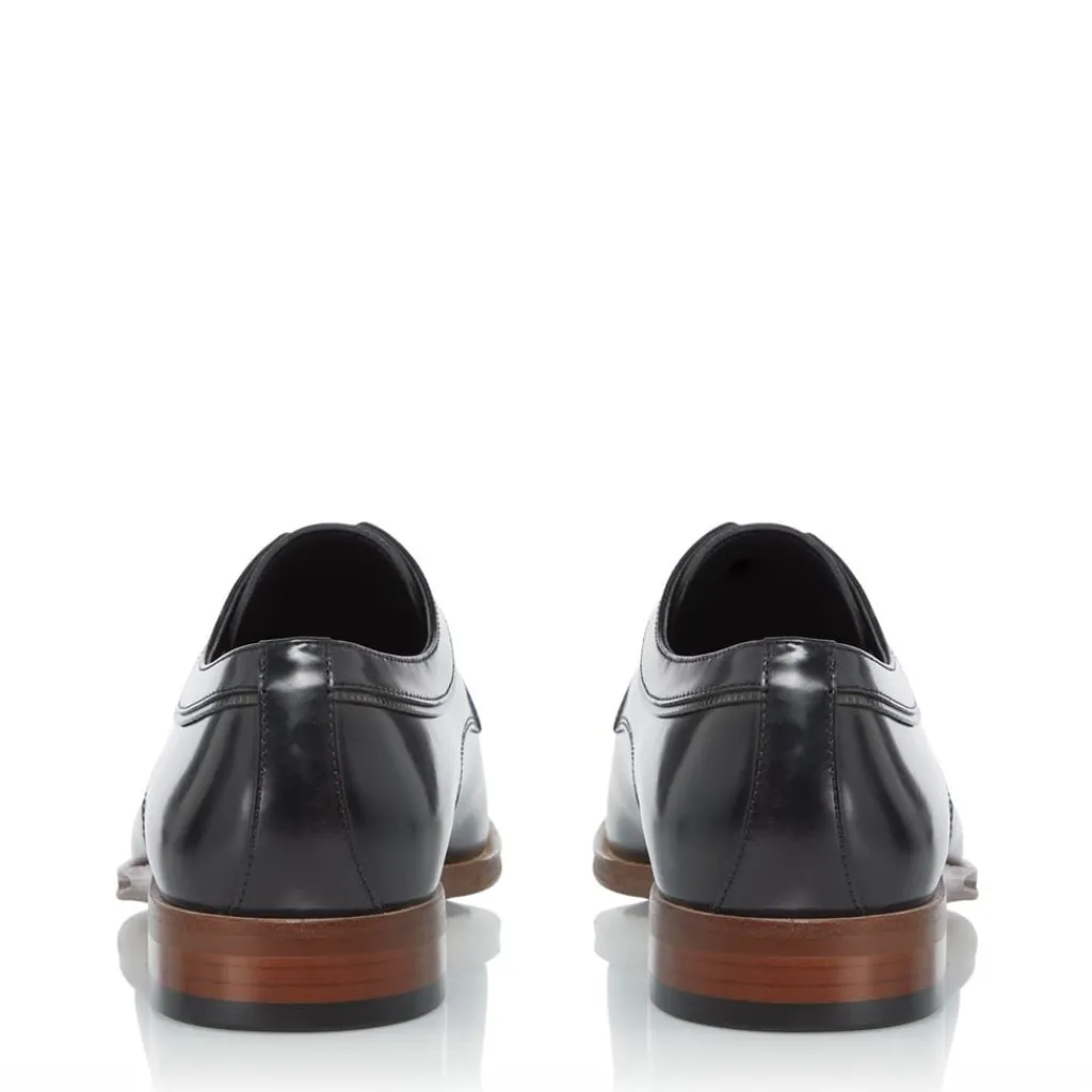 Shoes*Dune London Sparrows Leather Gibson Shoes in Black