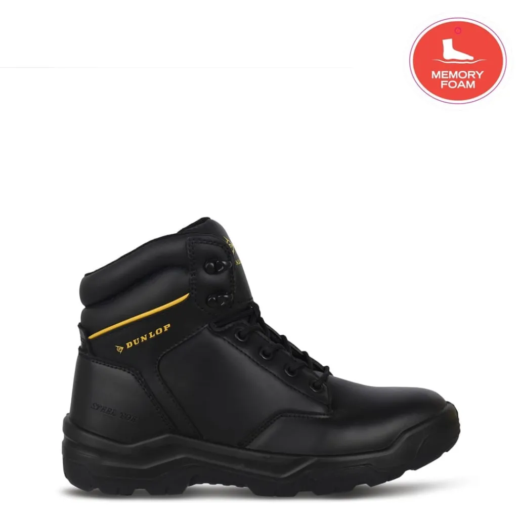 Boots*Dunlop Dakota Steel Toe Cap Safety Boots in Black