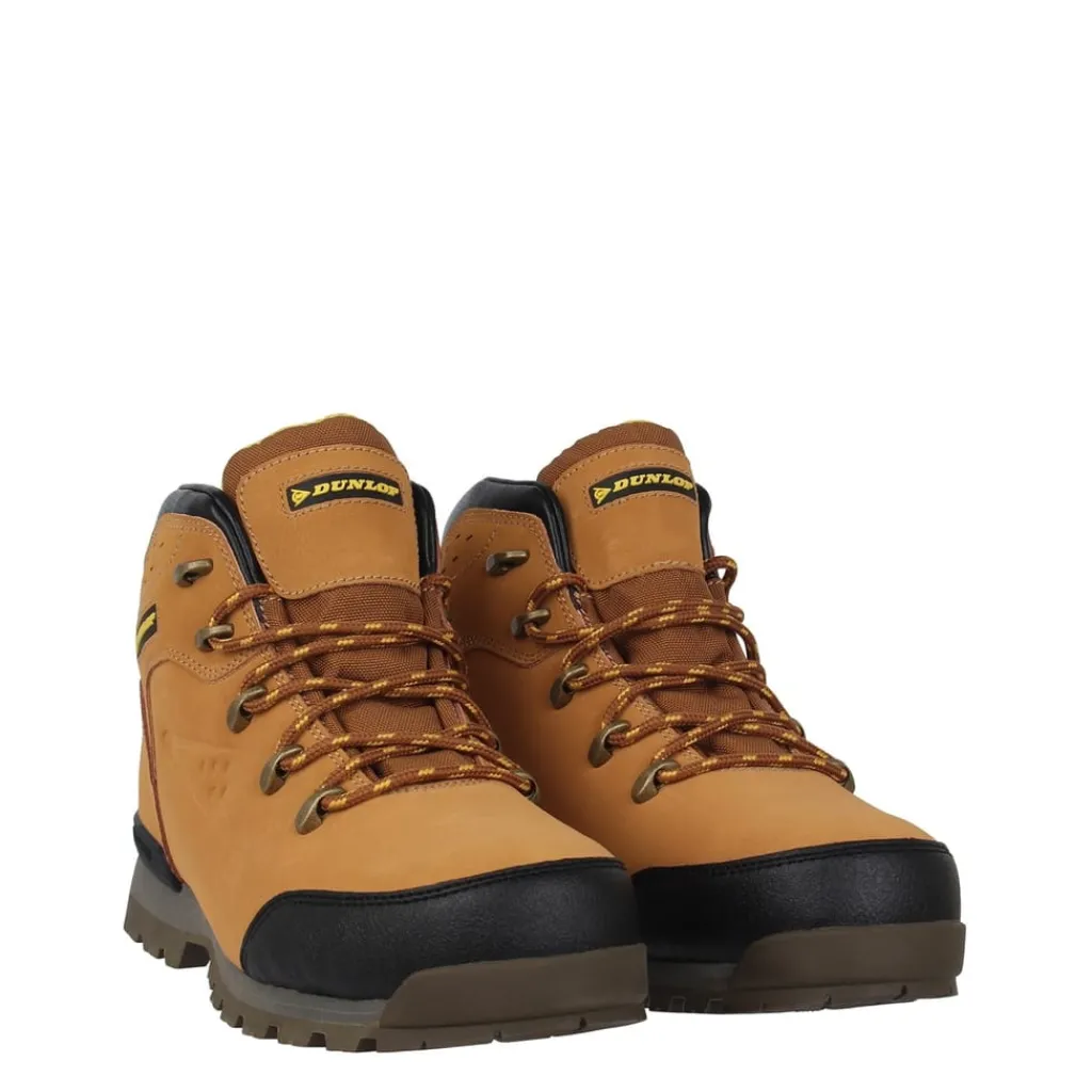 Boots*Dunlop Kentucky Mens Steel Toe Cap Safety Boots in Brown