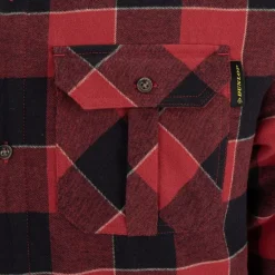 Hoodies*Dunlop Lumber Shirt in Red