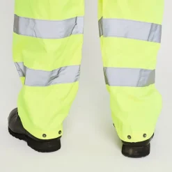 Trousers*Dunlop Mens Hi Vis Waterproof Pants in Yellow