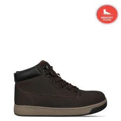 Boots*Dunlop Nebraska Memory Foam Mens Safety Boots in Brown