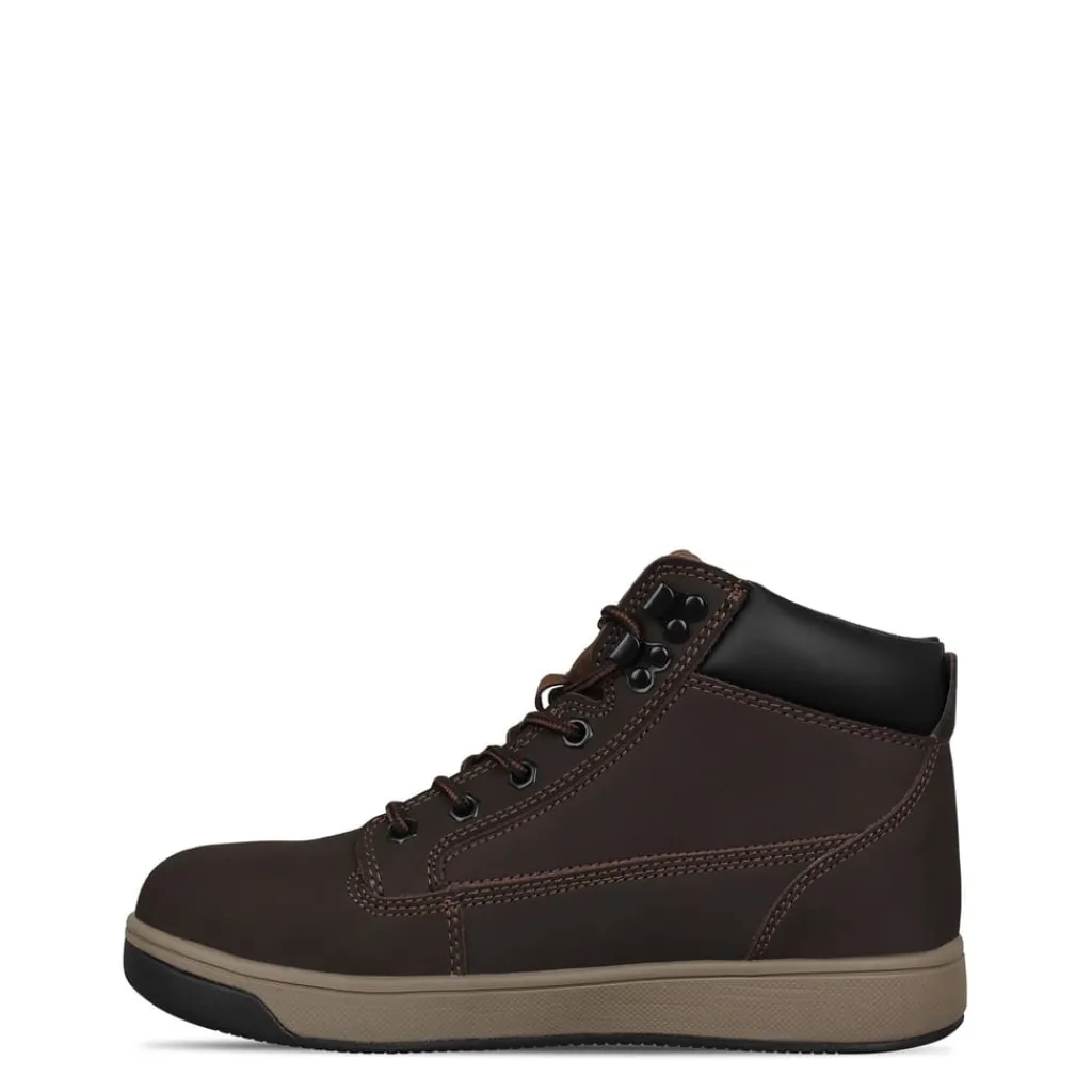Boots*Dunlop Nebraska Memory Foam Mens Safety Boots in Brown