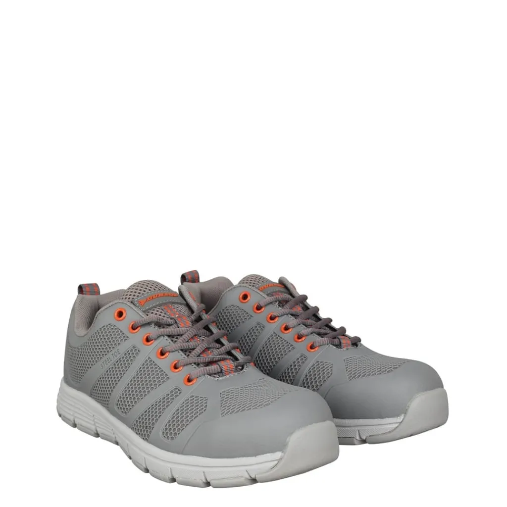 Boots*Dunlop Reno Memory Foam Mens Safety Shoes in Grey