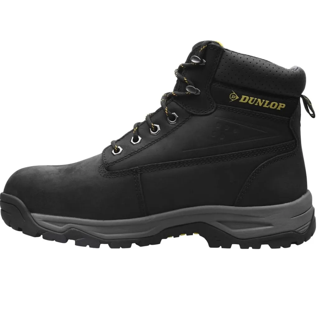 Boots*Dunlop Safety On Site Steel Toe Cap Safety Boots in Black