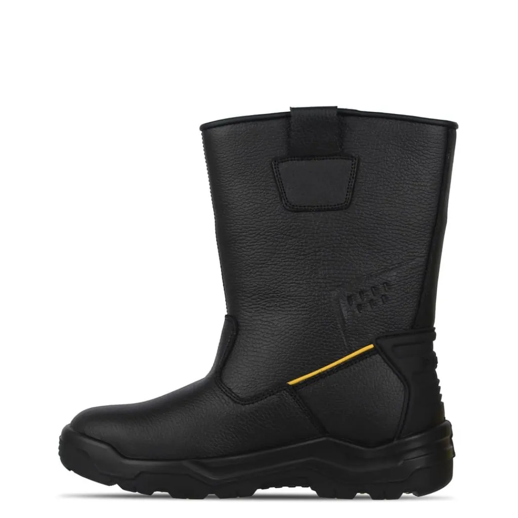 Boots*Dunlop Safety Rigger Mens Steel Toe Cap Safety Boots in Black