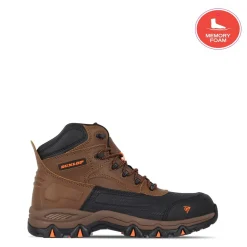 Boots*Dunlop Tulsa Safety Boots in Brown