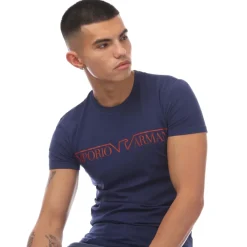 T-Shirts And Vests*Emporio Armani Crewneck T-Shirt in Blue