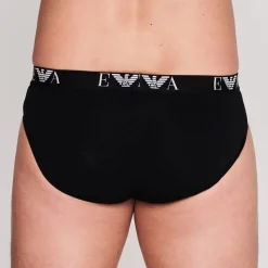 Underwear And Socks*Emporio Armani EA7 3 Pack Briefs in Black