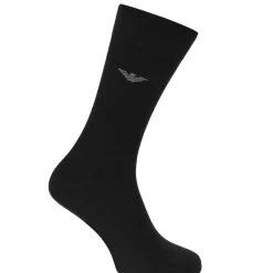 Underwear And Socks*Emporio Armani EA7 2 Pack Cotton Socks in White