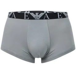 Underwear And Socks*Emporio Armani EA7 3 Pack Monogram Logo Trunks in Red