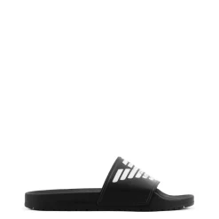 Beach Shoes*Emporio Armani EA7 Eagle Slides in Black