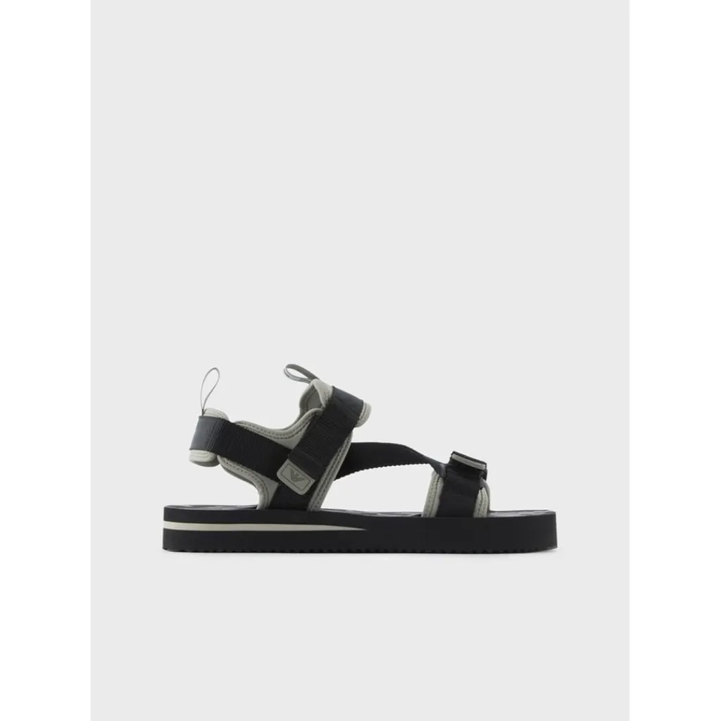 Beach Shoes*Emporio Armani EA7 Flatform Sandals in Purple