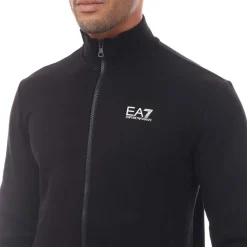 Tracksuits*Emporio Armani EA7 Full-Zip Tracksuit in Black