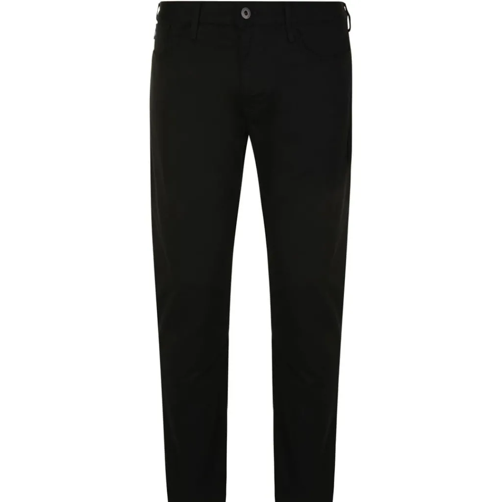 Jeans*Emporio Armani EA7 J06 Slim Gabardine Jeans in Black