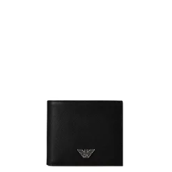 Wallets*Emporio Armani EA7 Logo Badge Cardholder in Black