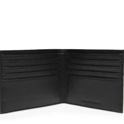 Wallets*Emporio Armani EA7 Logo Billfold Wallet in Black