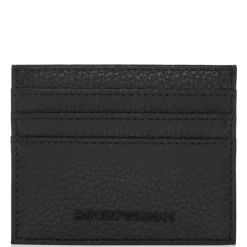 Wallets*Emporio Armani EA7 Logo Card Holder in Black