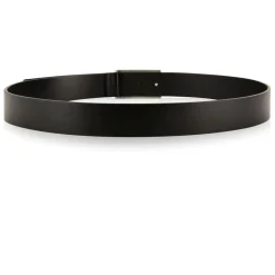 Belts*Emporio Armani EA7 Logo Plate Belt in Black