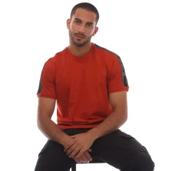 T-Shirts And Vests*Emporio Armani EA7 Logo Series Cotton-Jersey T-Shirt in Orange