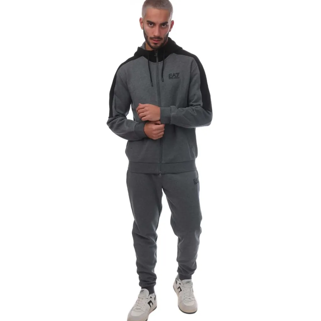 Tracksuits*Emporio Armani EA7 Logo Tracksuit in Grey