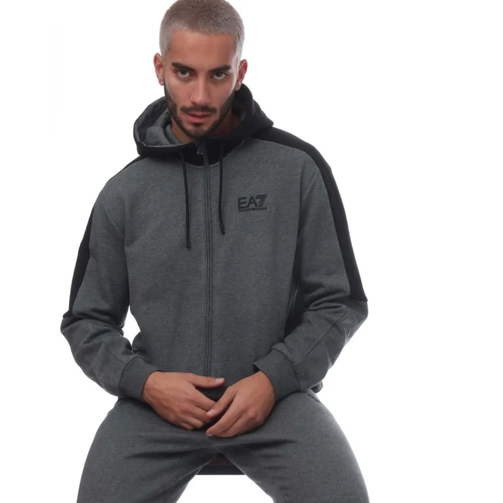 Tracksuits*Emporio Armani EA7 Logo Tracksuit in Grey
