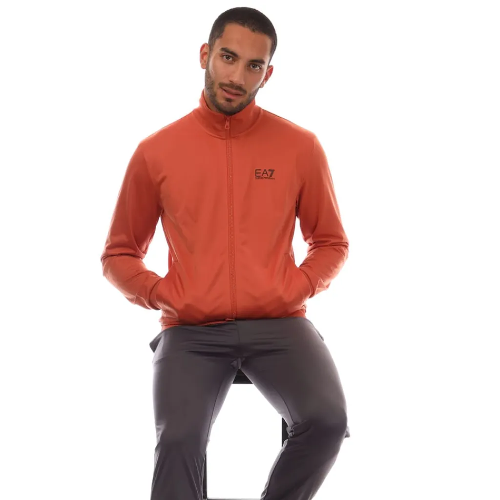 Tracksuits*Emporio Armani EA7 Logo Tracksuit in Orange
