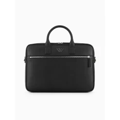 Bags*Emporio Armani EA7 Regenerated Business Bag in Black