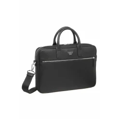 Bags*Emporio Armani EA7 Regenerated Business Bag in Black