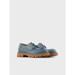 Shoes*Emporio Armani EA7 Vchett Boat Shoes in Blue