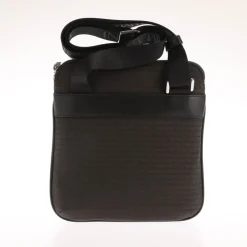Bags*Emporio Armani Nylon Allover Jacquard Logo Shoulder Bag in Black