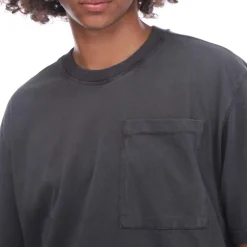 T-Shirts And Vests*Established Unwashed Core Pocket T-Shirt in Black