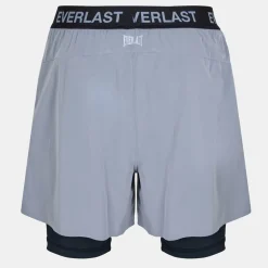 Fitness And Gym Shorts*Everlast 2in1 5in in Grey