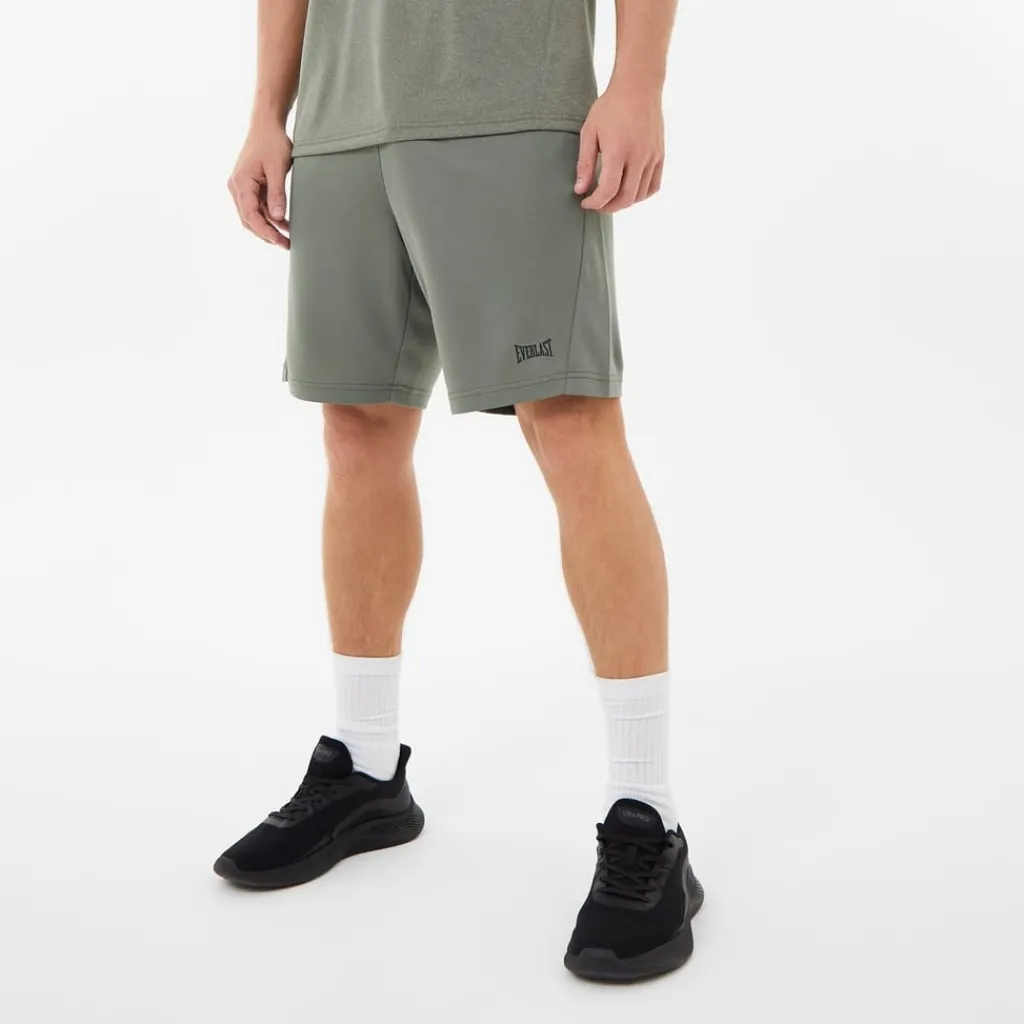 Fitness And Gym Shorts*Everlast Mens 8 Inch Shorts in Green