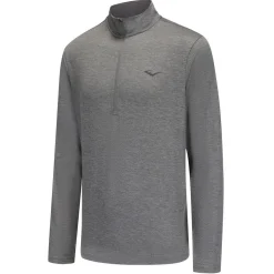 Fitness And Gym Tops*Everlast Mens Flex Quarter Zp in Grey