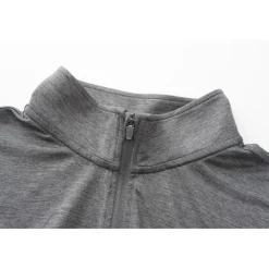 Fitness And Gym Tops*Everlast Mens Flex Quarter Zp in Grey