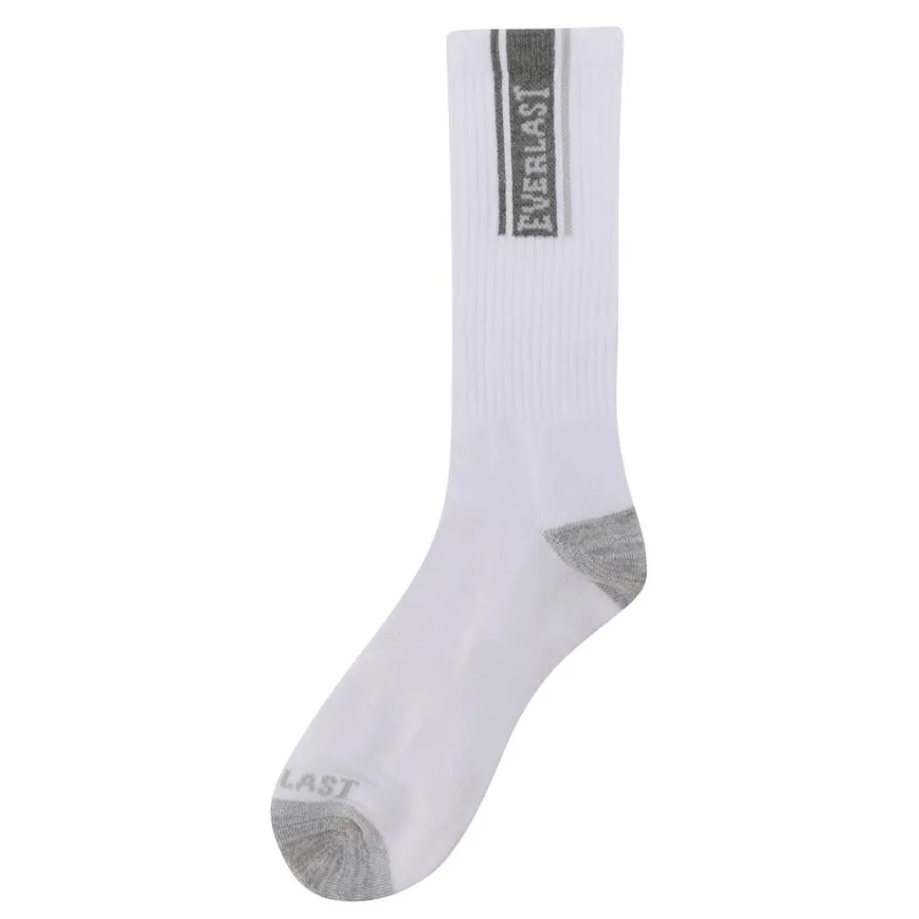 Underwear And Socks*Everlast Mens 6pk Crew Sock in White
