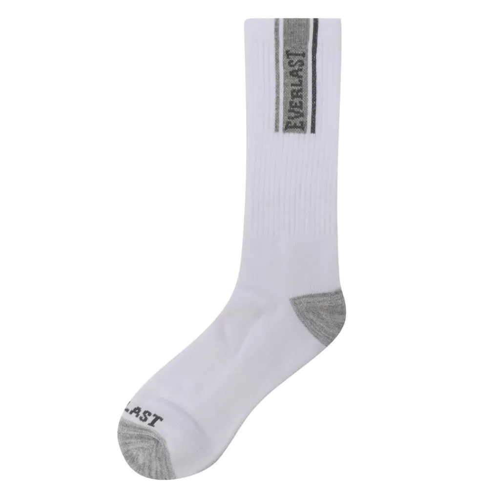 Underwear And Socks*Everlast Mens 6pk Crew Sock in White
