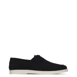 Shoes*Fabric Suede Lace up in Black